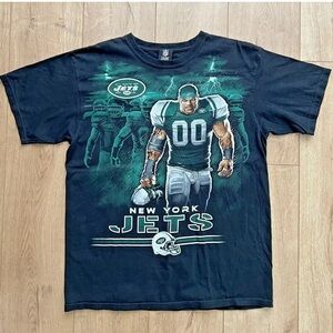 Vintage Early 2000's NFL New York Jets T-shirt - Insane Y2K Graphic - Size L